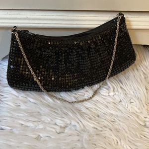 Vintage Black beaded Shoulder bag